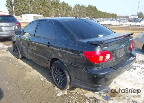 2008 Toyota Corolla S z USA, uszkodzony, nr VIN 1NXBR32E78Z992887